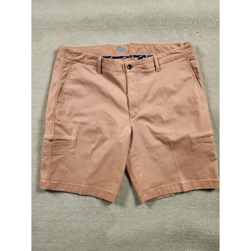 Tommy Bahama 10" Boracay Shorts Men's Size 40 Light Orange Serape Comfort